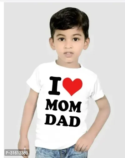 I Love Mom and Dad Printed T-Shirts