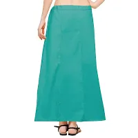 Ridhi and Sidhi Women's Cotton Saree Petticoats (Green, 40)-thumb2