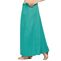 Ridhi and Sidhi Women's Cotton Saree Petticoats (Green, 40)-thumb1