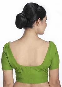 Amab Clothing Women's Collection of Round Neck Readymade Pure Cotton Blouse | Blouse is Fully Stitched and Ready to Wear | Made Up Which is Soft Against Skin.-thumb2