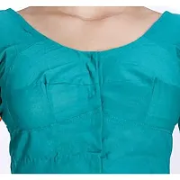 Women's Cotton Solid Half Sleeve Readymade Fully Stitched Blouse (WCBRN18-40_Sea Green_40)-thumb3