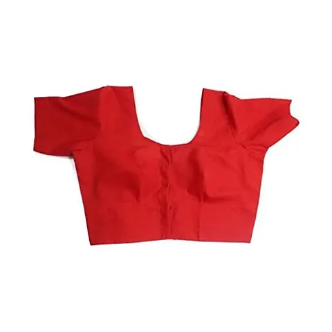 BB Women's Stitched Readymade 2by2 Blouse-Red