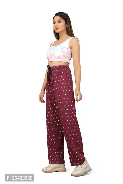 Stunning Multicoloured Cotton Printed Palazzos For Women