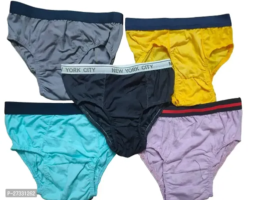 DC Mens Cotton Brief Frenchie Combo Pack of 5, Multicolor Different Color Factory Outlet-thumb0