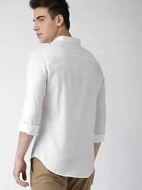 Stylish Solid Long Sleeve Casual Shirt for Men-thumb3