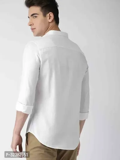 Stylish Solid Long Sleeve Casual Shirt for Men-thumb4