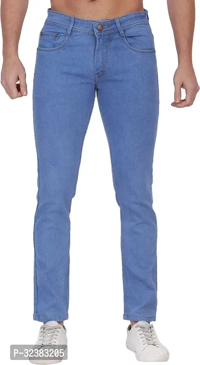 Men Light Blue Jeans