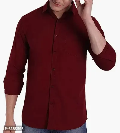 Stylish Solid Long Sleeve Casual Shirt for Men