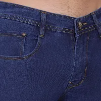 Men Dark Blue Jeans-thumb3