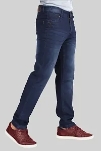 Slim Men Dark Blue Jeans-thumb4