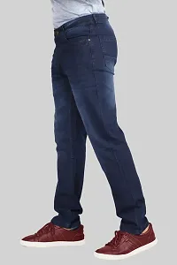 Slim Men Dark Blue Jeans-thumb3