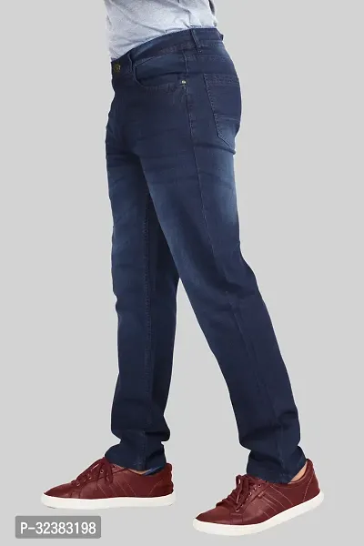 Slim Men Dark Blue Jeans-thumb4