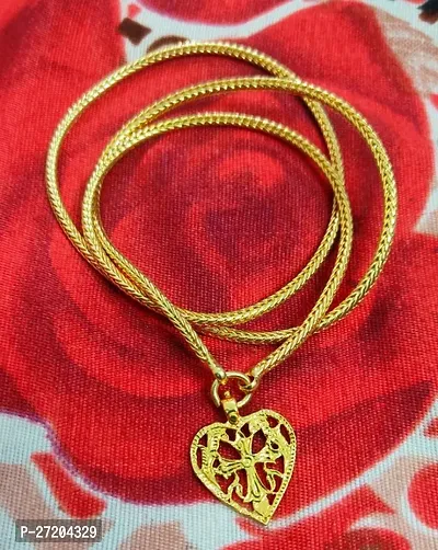 Elegant Copper Golden Long Chain For Women