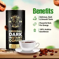 Magical Beans 50gm Original Premium dark Instant Coffee | 100% Arabica | Strong  Delicious Coffee | Rich  Smooth Aroma | Make Cafeacute; Style Hot or Cold Coffee, Cappuccino, Espresso, Latte at Home Perfe-thumb3