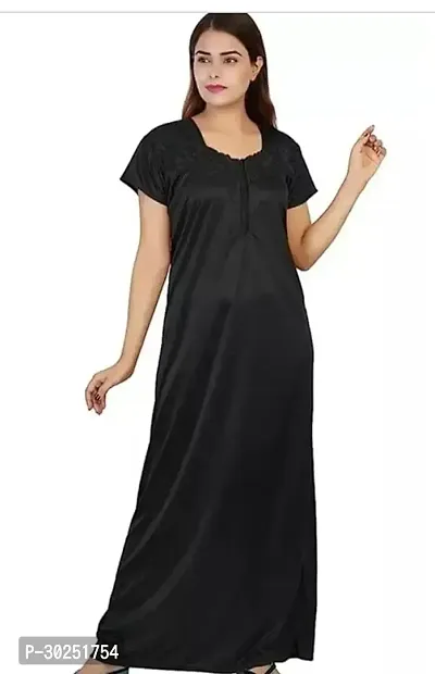 Mashty Women Satin Nighty-thumb0