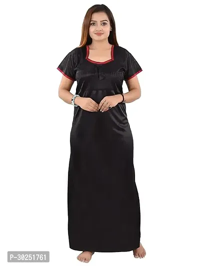 Mashty Women Satin Nighty-thumb0