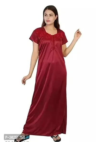 Mashty Women Satin Nighty-thumb0