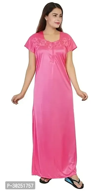 Mashty Women Satin Nighty-thumb0