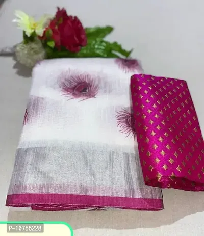 womens chanderi cotton saree-thumb0