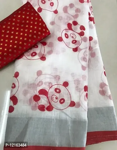 womens chanderi cotton saree-thumb0