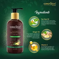 COROnation Herbal Anti Dandruff Shampoo with Tea Tree  Ginger Oil - 300 ml-thumb4