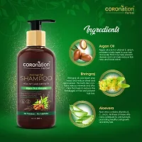 COROnation Herbal Anti Hair Fall Shampoo with Argan Oil  Bhringraj - 300 ml-thumb2