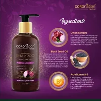 COROnation Herbal Red Onion  Black Seed Hair Growth Shampoo - 300 ml-thumb4