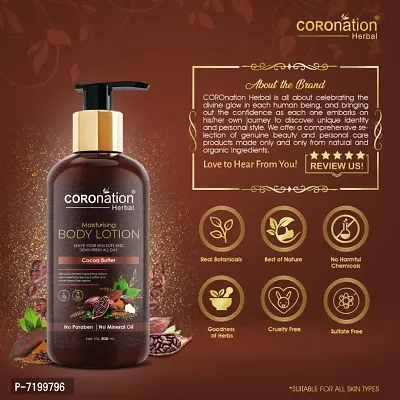 COROnation Herbal Cocoa Butter Moisturising Body Lotion - 300 ml-thumb5