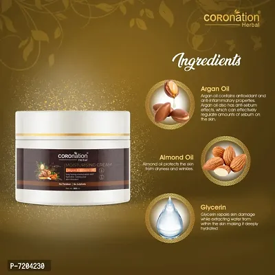 COROnation Herbal Argan  Almond Oil Moisturising Cream - 200 ml-thumb4