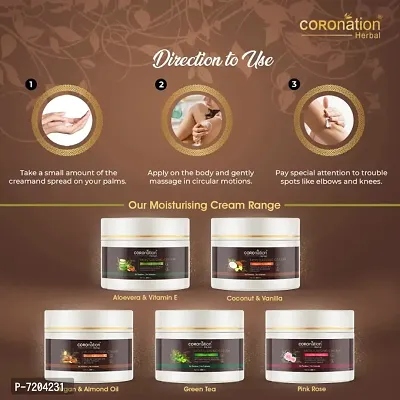 COROnation Herbal Coconut  Vanilla Moisturising Cream - 200 ml-thumb3