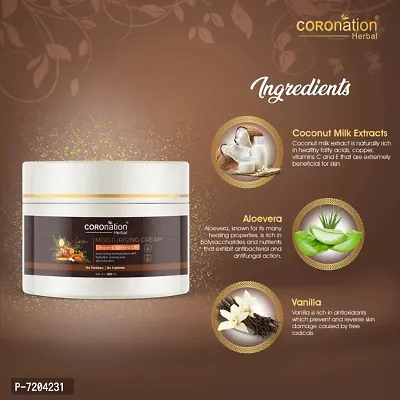 COROnation Herbal Coconut  Vanilla Moisturising Cream - 200 ml-thumb5