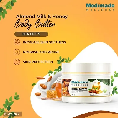 Medimade Almond and Honey Body Butter - 200 ml-thumb3