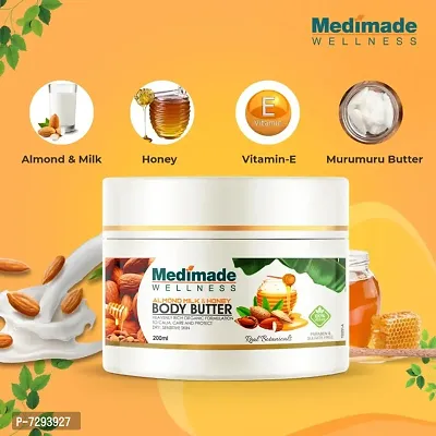 Medimade Almond and Honey Body Butter - 200 ml-thumb4