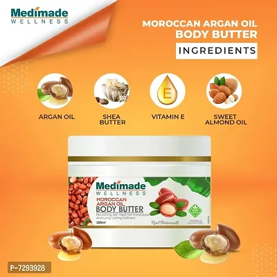 Medimade Argan Oil Body Butter - 200 ml-thumb4