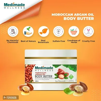 Medimade Argan Oil Body Butter - 200 ml-thumb5