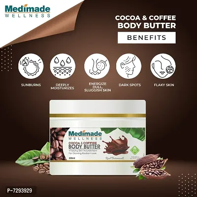 Medimade Cocoa and Coffee Body Butter - 200 ml-thumb3