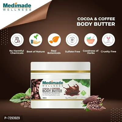 Medimade Cocoa and Coffee Body Butter - 200 ml-thumb4