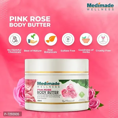 Medimade Pink Rose Body Butter - 200 ml-thumb5