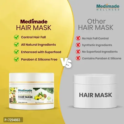 Medimade Olive and Macadamia Hair Mask - 200 g-thumb2