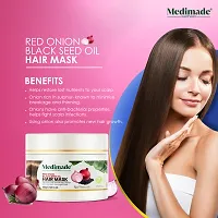 Medimade Red Onion Black Seed Oil Hair Mask - 200 g-thumb4