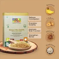 Organicbanana, Chikoo Fruit Mix For Babieswith Makahana For Strong Bones And Healthy Gut-thumb1