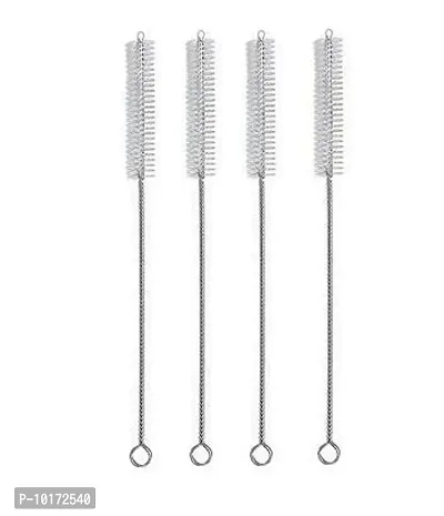 Cuckoos Baby Straw Cleaning Brush Combo Cleaner Rotation 360 Degrees Long (Pack of 4)