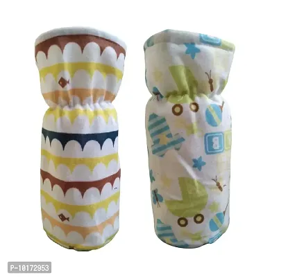 Gilli Shopee Baby Bottle Covers Soft for Wide Mouth & Broad Mouth, Baby Milk Feeding Bottle Cover (260ML, 250Ml, 330ML) Pack of 2-thumb0