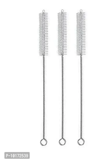 Cuckoos Baby Straw Cleaning Brush Combo Cleaner Rotation 360 Degrees Long (Pack of 3)