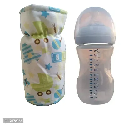 Gilli Shopee Baby Bottle Covers Soft for Wide Mouth & Broad Mouth, Baby Milk Feeding Bottle Cover (260ML, 250Ml, 330ML) Pack of 2-thumb4