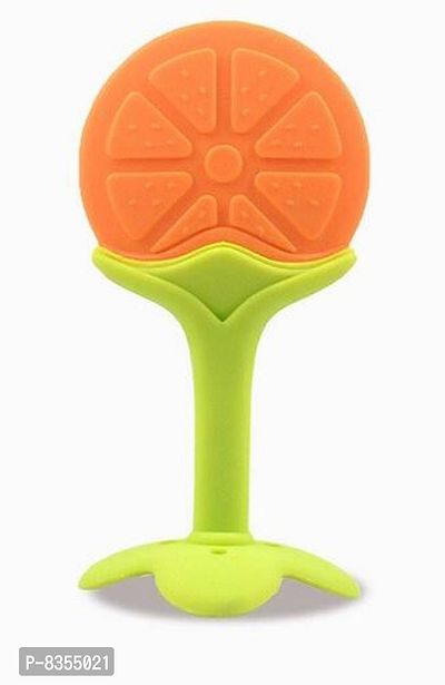 Gilli shopee Silicone Fruit Shape Teether for Baby 6-12 Months| Baby Teether 3-6 Months Babies| Teether Teether for 6 to 12 Months Baby Bpa Free-thumb3