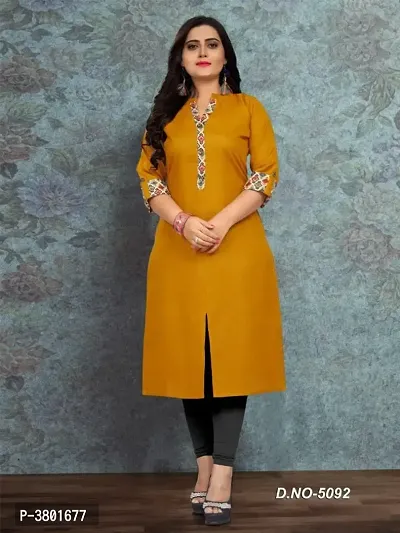 Women's Summer Collection Plus Size Cotton Kurtis-thumb0