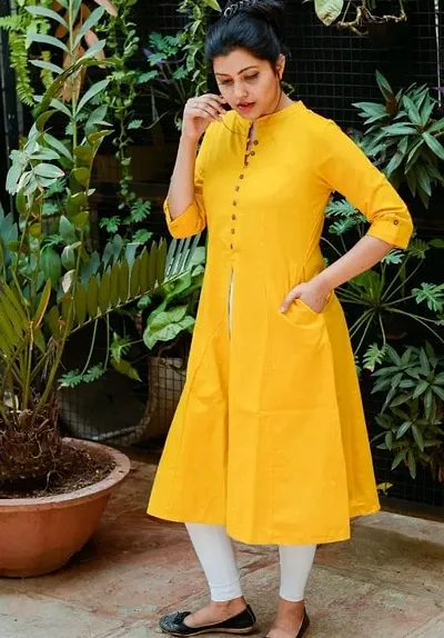 Classy Cotton Slit Designer Kurtas