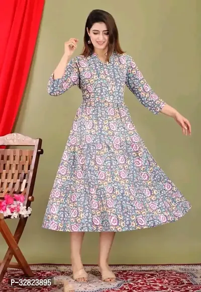 New Cotton Printed Kurtis-thumb0