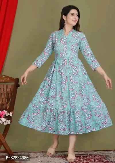 New Cotton Printed Kurtis-thumb0